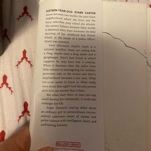 It’s a book called the hate u give